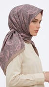 Karaca Eşarp ŞAL EŞARP MELORA 120*120 CM COTTON EŞARP -  BEJ / PEMBE