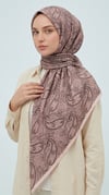 Karaca Eşarp ŞAL EŞARP MELORA 120*120 CM COTTON EŞARP -  KAHVERENGİ / BEJ