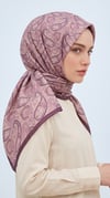 Karaca Eşarp ŞAL EŞARP MELORA 120*120 CM COTTON EŞARP - MOR