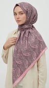 Karaca Eşarp ŞAL EŞARP MELORA 120*120 CM COTTON EŞARP -  PEMBE