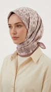 Karaca Eşarp ŞAL EŞARP MİHRA 120*120 CM İPEK ŞİFON EŞARP - SOMON