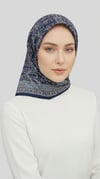 Karaca EşarpRAYON EŞARPMORİYA DESENLİ CUPRO EŞARP - LACİVERT 