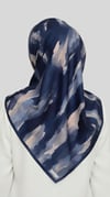 Karaca EşarpRAYON EŞARPMORYA DESENLİ RAYON EŞARP - LACİVERT