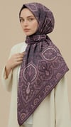 Karaca Eşarp ŞAL EŞARP NERİS DESENLİ 120*120 CM COTTON EŞARP -KREM / PEMBE