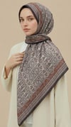 Karaca Eşarp ŞAL EŞARP PETRA 120 * 120 CM COTTON ŞAL EŞARP - ACI KAHVE