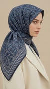 Karaca Eşarp ŞAL EŞARP PETRA 120 * 120 CM COTTON ŞAL EŞARP - LACİVERT
