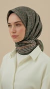 Karaca Eşarp ŞAL EŞARP PETRA 120 * 120 CM COTTON ŞAL EŞARP -YEŞİL