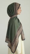 Karaca EşarpKOTON ŞALPETRA ETNİK DESEN COTTON ŞAL -  HAKİ