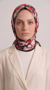 Karaca EşarpKOTON EŞARP ROSELLE COTTON EŞARP -   SİYAH / KIRMIZI 