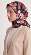 Karaca EşarpKOTON EŞARP ROSELLE COTTON EŞARP -   SİYAH / KIRMIZI 