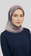Karaca EşarpYÜN EŞARPSOYUT DESENLİ YÜN EŞARP -  BEJ / LİLA 