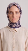 Karaca EşarpKOTON EŞARP VELORA DESENLİ COTTON EŞARP - LACİVERT / YEŞİL 