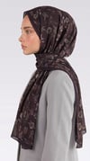 Karaca EşarpCOTTON ŞAL VELORA DESENLİ COTTON ŞAL -  ACI KAHVE