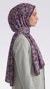 Karaca EşarpCOTTON ŞAL VELORA DESENLİ COTTON ŞAL -  GÜL KURUSU