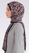 Karaca EşarpCOTTON ŞAL VELORA DESENLİ COTTON ŞAL -  KREM / KIRMIZI