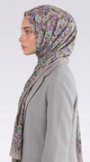 Karaca EşarpCOTTON ŞAL VELORA DESENLİ COTTON ŞAL -  KREM / LİLA