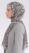 Karaca EşarpCOTTON ŞAL VELORA DESENLİ COTTON ŞAL -  KREM / YEŞİL 