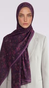 Karaca EşarpCOTTON ŞAL VELORA DESENLİ COTTON ŞAL -  MOR