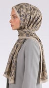 Karaca EşarpCOTTON ŞAL VELORA DESENLİ COTTON ŞAL - SARI