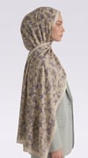 Karaca EşarpCOTTON ŞAL VELORA DESENLİ COTTON ŞAL - SARI