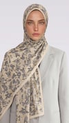 Karaca EşarpCOTTON ŞAL VELORA DESENLİ COTTON ŞAL - SARI