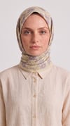 Karaca EşarpKOTON EŞARP VELROA DESENLİ COTTON EŞARP - SARI