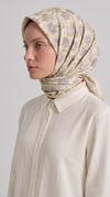 Karaca EşarpKOTON EŞARP VELROA DESENLİ COTTON EŞARP - SARI