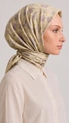 Karaca EşarpKOTON EŞARP VELROA DESENLİ COTTON EŞARP - SARI