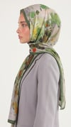 Karaca EşarpCOTTON ŞAL VİONA DESENLİ KUMLU ŞAL -  HAKİ