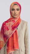 Karaca EşarpVİSCON ŞALYANKI DESEN VİSKON ŞAL - PEMBE / FUŞYA