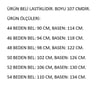 Kadın Kot Beli Lastikli Bol Paça Büyük Beden Pantolon