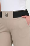 Kadın Vizon Beli Lastikli Likralı Yüksek Bel Büyük Beden Bol Paça Pantolon