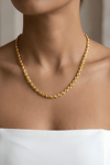 Gold Sequin Necklace