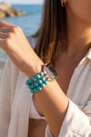 Turquoise Beaded Apple Watch Band