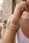 Beaded Apple Watch Band - Quartz