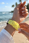 Scrunchie Apple Watch Band Yellow