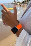Scrunchie Apple Watch Band Neon Orange