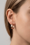 Twirl Hoop Earrings Bronze