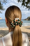 Floral Scrunchie - Green