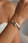 Style Hinge Bangle Silver