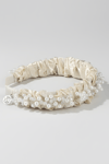 Crystal & Pearl Embellished Cream Bridal Headband