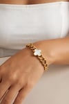 Gold Clover Bracelet