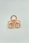 Small Claw Hair Clip Rose