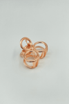Small Claw Hair Clip Rose