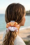 Waterproof Scrunchie White-Salmon