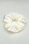Light Up Ecru Satin Scrunchie