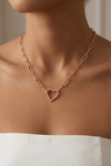 Bronze Heart Necklace
