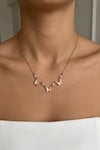 Butterfly Necklace Bronze