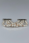 Freshwater Pearl Apple Watch Band - Rose Gold - 4 Rows