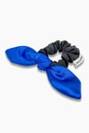 Bunny Ears Satin Scrunchie Sax